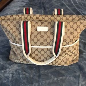 Gucci diaper bag